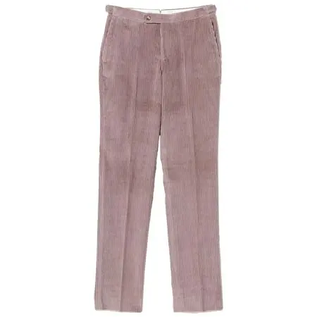 NEW＆LINGWOOD(ニュー＆リングウッド) コーデュロイ ノープリーツ サイドアジャスター スラックス