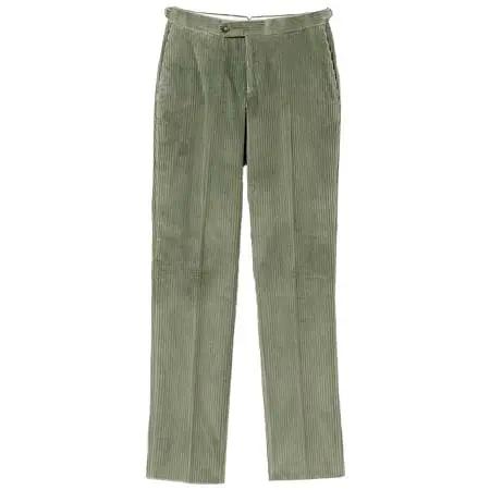 NEW＆LINGWOOD(ニュー＆リングウッド) コーデュロイ ノープリーツ サイドアジャスター スラックス