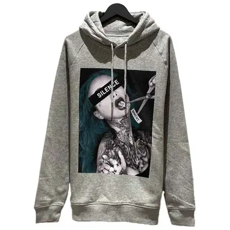 NO COMMENT PARIS(ノーコメントパリ) HOOD MEN’S JP green hair silence LTN314-1