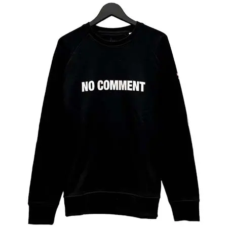 NO COMMENT PARIS(ノーコメントパリ) SWEAT起毛無し JP NO COMMENT logo LTN319-1