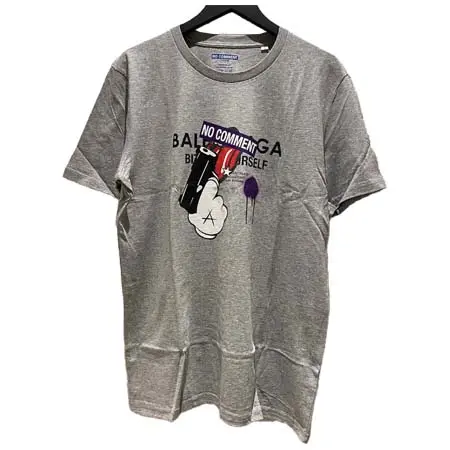 NO COMMENT PARIS(ノーコメントパリ) T-SHIRT UNISEX gun & tongue ULTN077-1