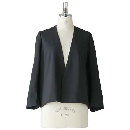 NO CONTROL AIR(ノーコントロールエアー) 強撚ポリエステルストレッチポプリン ノーカラージャケット