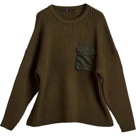 NO ID.(ノーアイディー) コマンドセーターBIG-PO