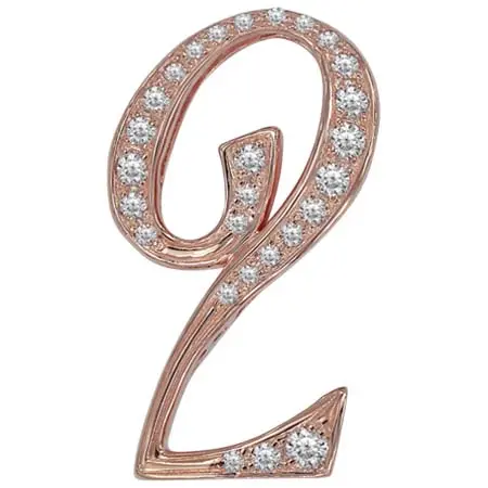 NOMBRE(ノンブル) ナンバーペンダントトップ[2]Mサイズ