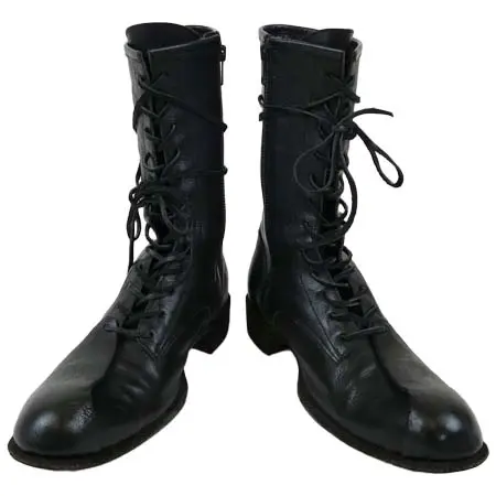 nude:masahiko maruyama(ヌードマサヒコマルヤマ) Leather Long Boots”Black”