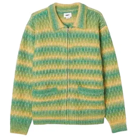 OBEY(オベイ) REGGIE ZIP UP CARDIGAN