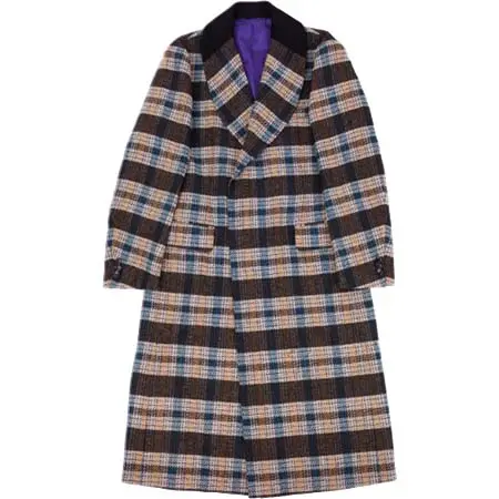 ORGLORY(オアグローリー) Plaid Tweed Coat
