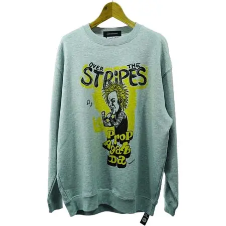 OVER THE STRIPES(オーバーザストライプス) PROPA9ANDA x OVER THE STRiPES プロパガンダ x オーバーザストライプス / KINGPUNK SWEAT キングパンクスウェット