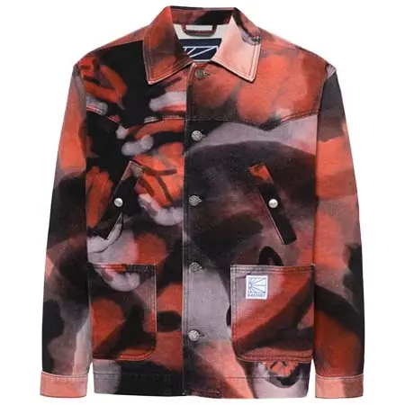 PACCBET(ラスベート) アブストラクトパターン デニムジャケット