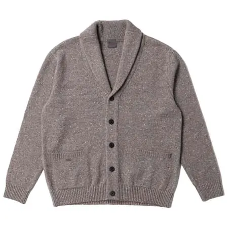 Papas(パパス) カシミヤカラフルネップ天竺8Gニットブルゾン