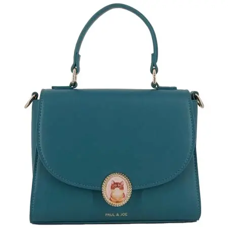 Paul&Joe(ポール＆ジョー) 2WAYハンドバッグ PJA-B1176 キャットブローチ