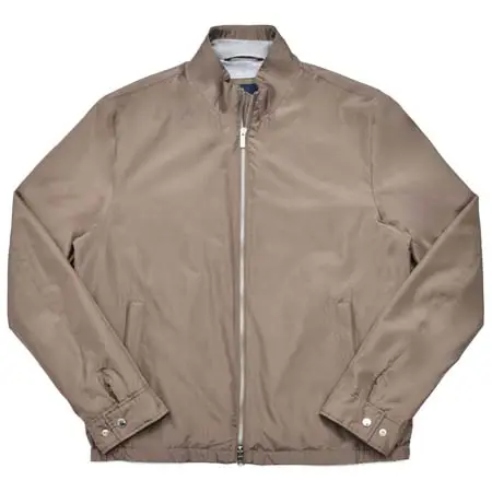 Paul & Shark(ポール&シャーク) TYPHOON SILK ポリウレタンコーティングシルクスタンドカラージップブルゾン