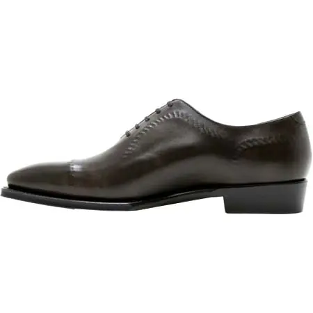 Perfetto(ペルフェット) ドレスシューズ p9121gy キャップトゥ スキンステッチ グレー