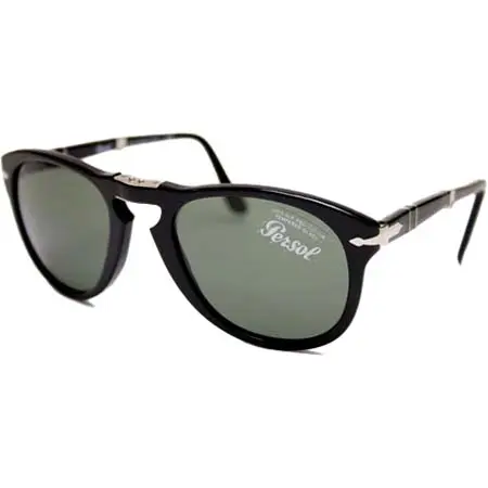 persol(ペルソール) PO0714 95 31 おりたたみサングラス BLACK GREY Crystal