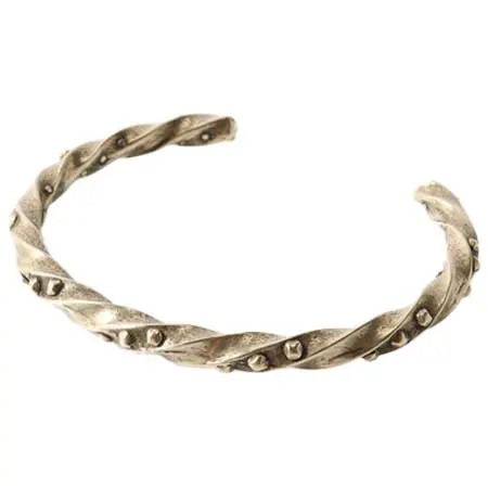 Philip Crangi(フィリップ クランジ) Studded Twist Cuff