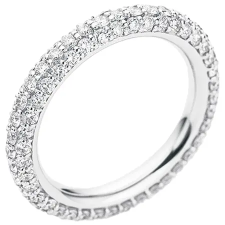 Ponte Vecchio(ポンテヴェキオ) K18WGダイヤモンドリング