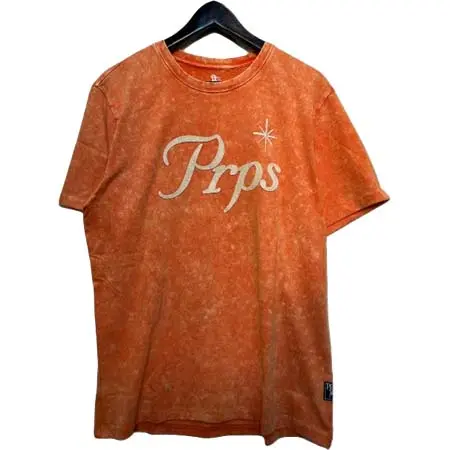 PRPS(ピーアールピーエス) Corp Tee orange