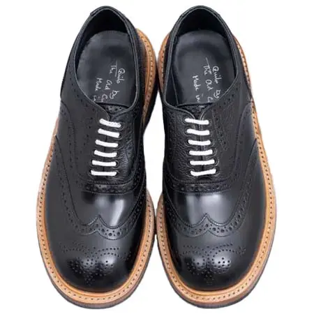 QUILP(クイルプ) M7750 Full Brogue Shoe / Black Bookbinder
