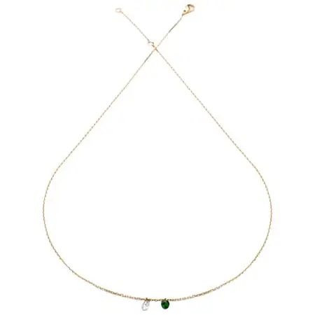 RAPHAELE CANOT(ラファエル・キャノ) 18kt yellow gold Set Free diamond necklace
