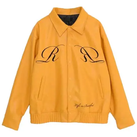 RAZZIS(ラズ) 刺繍入りPUレザージャケット