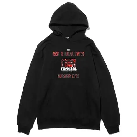reversal.dogi.design.works(リバーサルドーギデザインワークス) YMT RED BRUTAL TIGER HOODIE