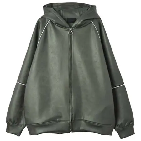 ReZARD(リザード) Coated Piping Hoodie