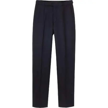 RICHARD JAMES(リチャードジェームス) CHAPMAN TROUSERS – NAVY WOOL & CASHMERE FLANNEL