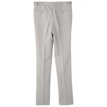 Rota(ロータ) ウール ハウンドトゥース ベルトレスパンツ