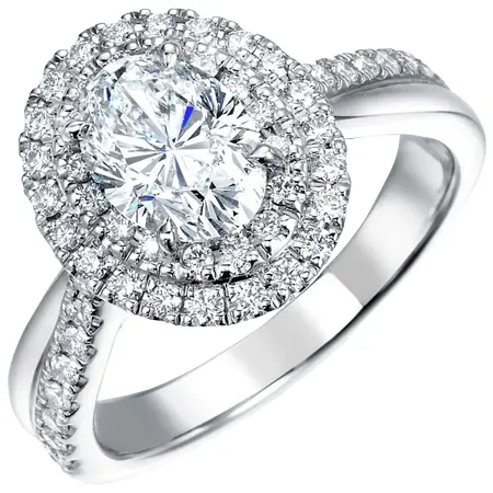 ROYAL ASSCHER(ロイヤルアッシャー) オーバルカット プラチナ ダイヤモンドリング