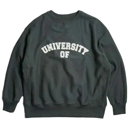 Sanca(サンカ) UNIVERSITY CREW SWEAT