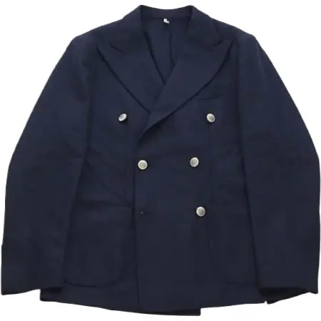 Santaniello(サンタニエッロ) ソフトウール ダブルブレステッド ジャケット