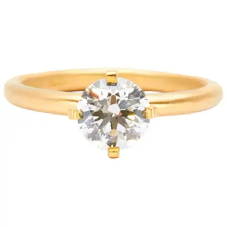 SATOMI KAWAKITA JEWELRY(サトミカワキタジュエリー) 6.3mm White Diamond Noble Ring