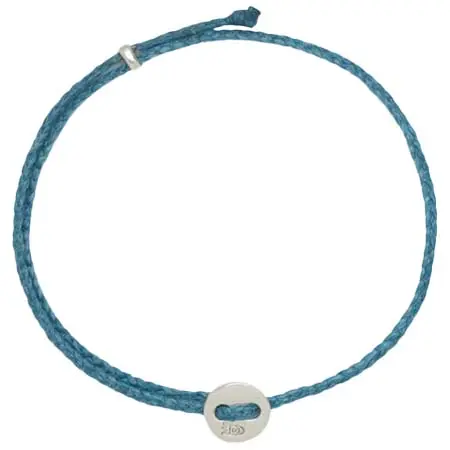 SCOSHA(スコーシャ) ワックスコーティングコードブレスレット/スターリングシルバー