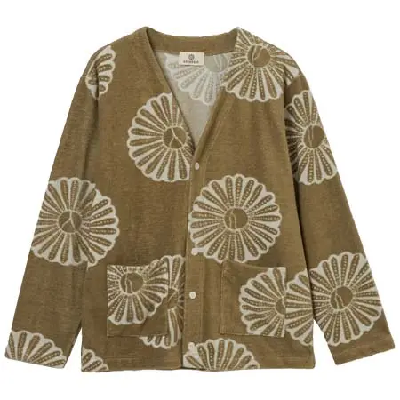 Seagreen(シーグリーン) FLOWER PILE CARDIGAN