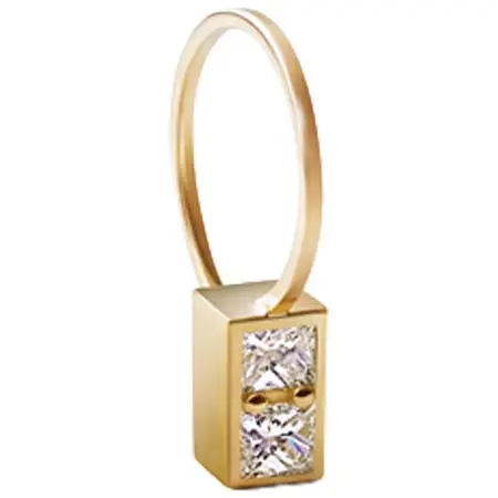 SHIHARA(シハラ) Boxed Diamond Pierce 02 L