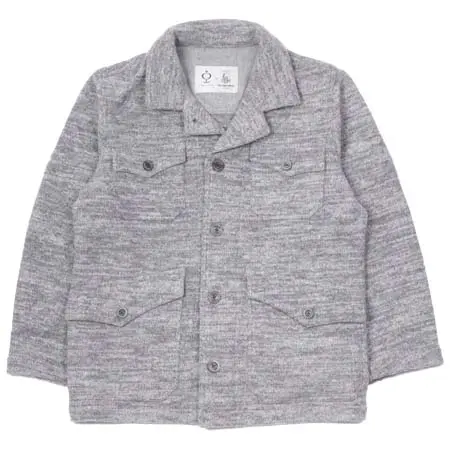 SIDE SLOPE(サイドスロープ) ウールカシミア圧縮ニットジャケット