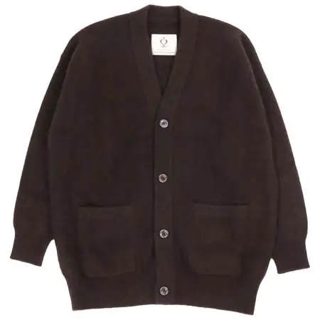 SIDE SLOPE(サイドスロープ) モンゴリアンヤクミラノリブカーディガン