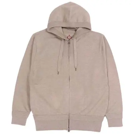 SIDE SLOPE(サイドスロープ) シルクコットンウォッシャブルニットフーディー