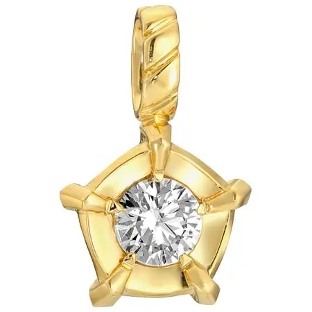 SJX(エスジェイエックス) LAB-GROWN DIAMOND (SYNTHETIC DIAMOND) CHARM 0.30ct