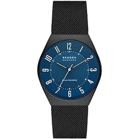 SKAGEN(スカーゲン) GRENEN ソーラー ミッドナイト ステンレススチール メッシュウォッチ