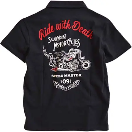 SKULL WORKS(スカルワークス) スカルライド半袖ポロシャツ