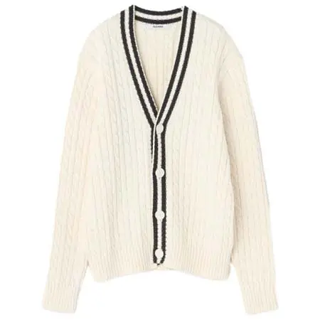 SLOANE(スローン) 5Gチルデン コットン×ポリエステル Vネックカーディガン　SL9S-833