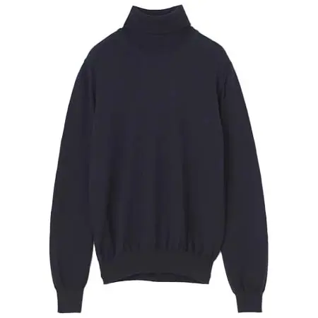 SLOANE(スローン) 14G天竺 エクストラファインメリノウール タートルネック SL8W-511