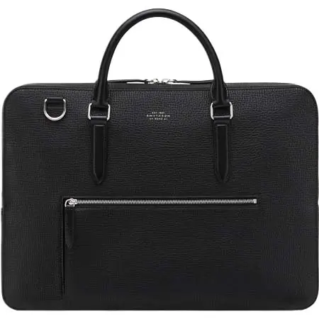 Smythson(スマイソン) Ludlow Slim Brief Case Zip Front