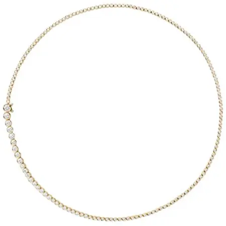 SOPHIE BILLE BRAHE(ソフィービルブラーエ) Tennis ダイヤモンド ネックレス 18Kイエローゴールド