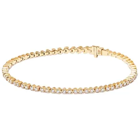 SOPHIE BILLE BRAHE(ソフィービルブラーエ) テニス ダイヤモンド ブレスレット 18Kイエローゴールド