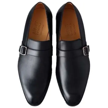 SPIGOLA(スピーゴラ) [別注]＜SPIGOLA＞ カーフスキン シングルモンク シューズ