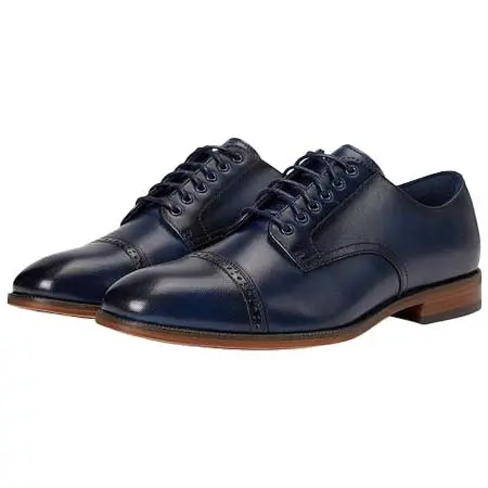 STACY ADAMS(ステイシーアダムス) William Cap Toe Lace-Up – Navy