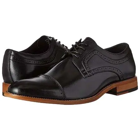 STACY ADAMS(ステイシーアダムス) Dickinson Cap Toe Oxford – Black