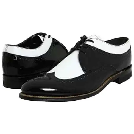 STACY ADAMS(ステイシーアダムス) Dayton – Wingtip Black w/ White